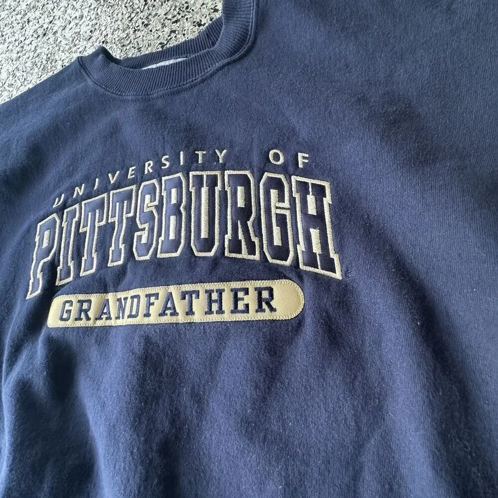 Turtle Creek Sportswear Pittsburgh Grandfather Sweatshirt Mens XL Embroidery 90s